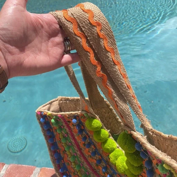 Jute beach/pool bag - Picture 10 of 12